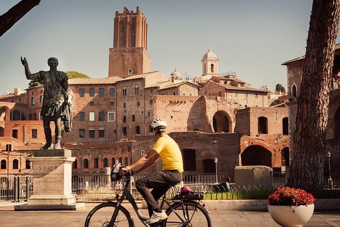 Rome in a Day Cannondale E-Bike Tour with Typical Italian Lunch - St. Peter’s Square, the Janiculum viewpoint, and that skyline feeling
