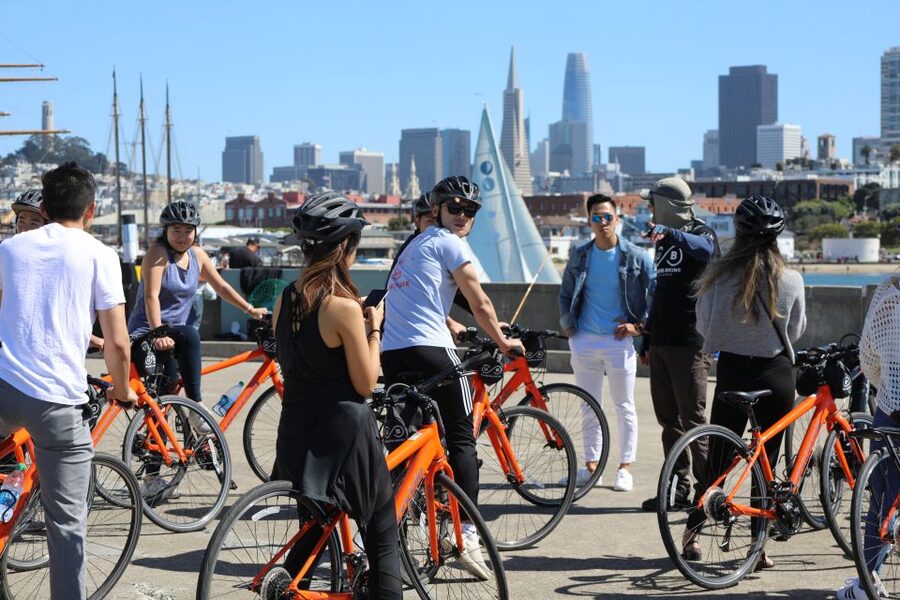 San Francisco: Golden Gate Bridge Guided Bike or eBike Tour - Fisherman’s Wharf, Ghirardelli Square, and Hyde Street Pier in 30 minutes