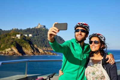 San Sebastian E-bike trour: Basque History and Cultural. - Zurriolako Hondartza and the Kursaal contrast: sea drama meets debate