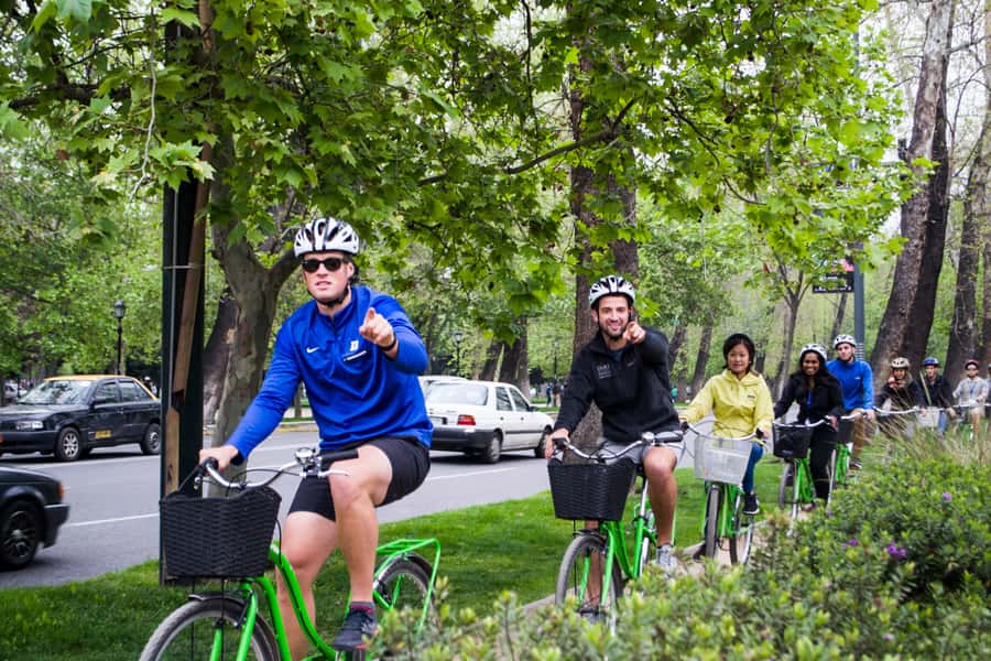 Santiago: Highlights, Parks and Politics Bike Tour - Pedaling through Forestal Park and Bustamante Park