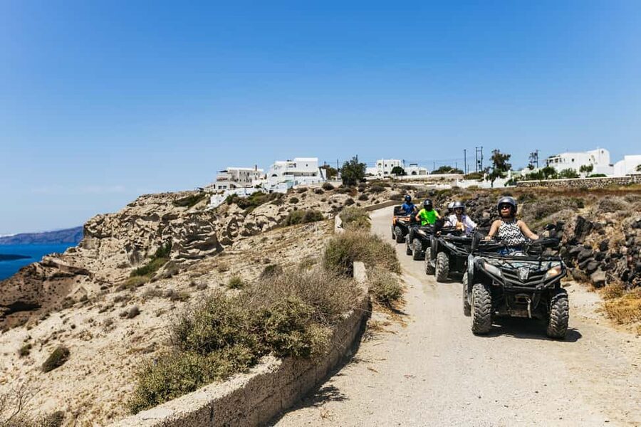 Santorini: ATV Quad Bike Tour with Lunch and Pickup - Training and safety: how they set you up for an off-road ride