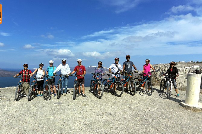 Santorini E-bike Adventures - The Original Bike Tours - Snacks, wine, and the mid-ride break that keeps the mood up