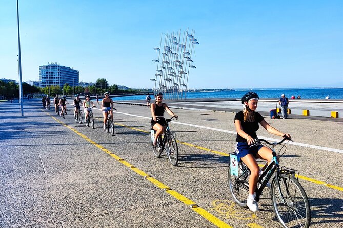 Scenic e-Bike Tour in Thessaloniki - Getting started at Leof. Meg. Alexandrou 2