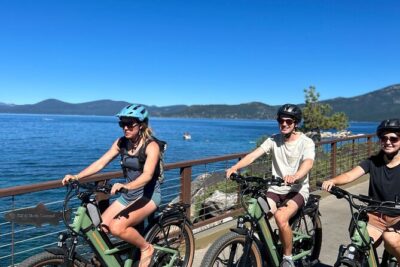 Self Guided E-Bike Tour on Lake Tahoe’s East Shore Bike Path - The ride plan: Tahoe East Shore Trail to the new East Shore Bike Path
