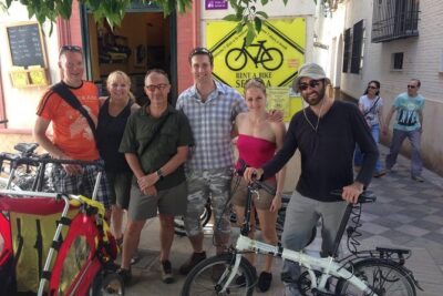 Seville City Bike Tour - Parque de María Luisa: shade, fountains, and movie-set vibes