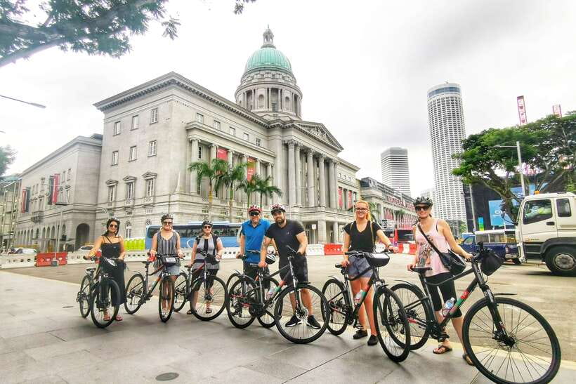 Singapore: Historical Half-Day Bike Tour - Colonial-era landmarks and war memory: learning without feeling like a lecture
