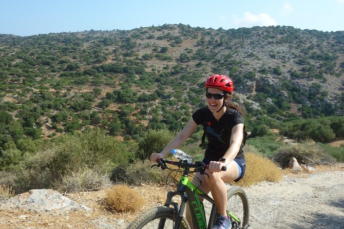 Small Villages and Cretan Nature. E-Bike tour - Skotino Cave and That Otherworldly Break from Pedaling