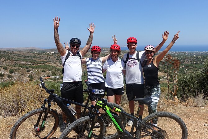 Small Villages and Cretan Nature. E-Bike tour - The Coffee Stop and Tasting Break: A Real Pause, Not a Random Stop
