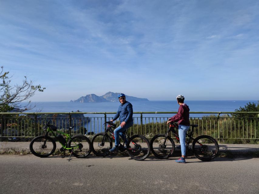 Sorrento: Coast E-Bike Tour with Limoncello Tasting - The Sorrento-to-Massa Lubrense ride: hills, sea views, and traffic awareness