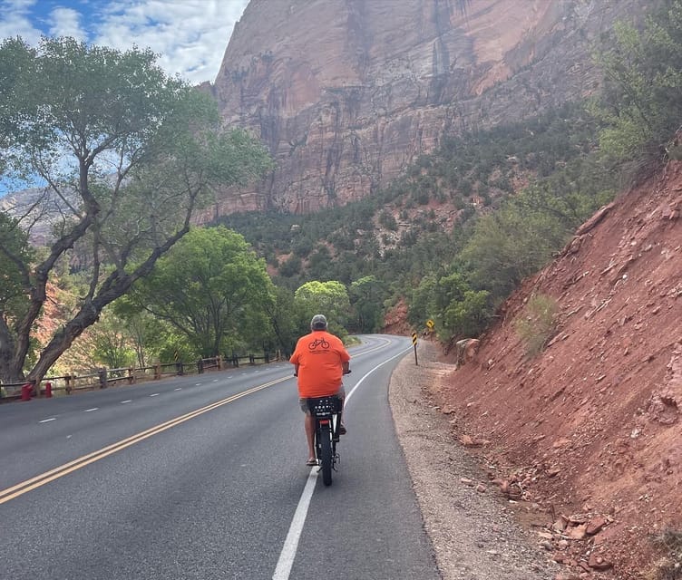 Springdale: Guided eBike Tour in Zion National Park - Court of the Patriarchs: your first big Zion moment on wheels