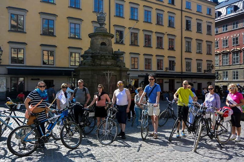Stockholm: Guided Bike Tour - The Riddarholmen photo stop: a quick hit of classic Stockholm views