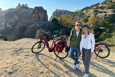 Sunset Meteora Tour on E-Bike - Stop 1: The Byzantine Church of the Assumption View
