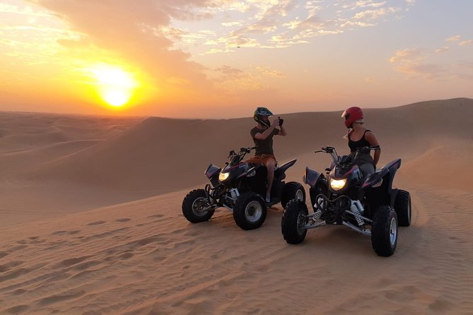 Sunset Quad Bike Tour Dubai (Deep desert ride , sunset in desert) - Before you go: clothing that protects you on a hot, bumpy ride