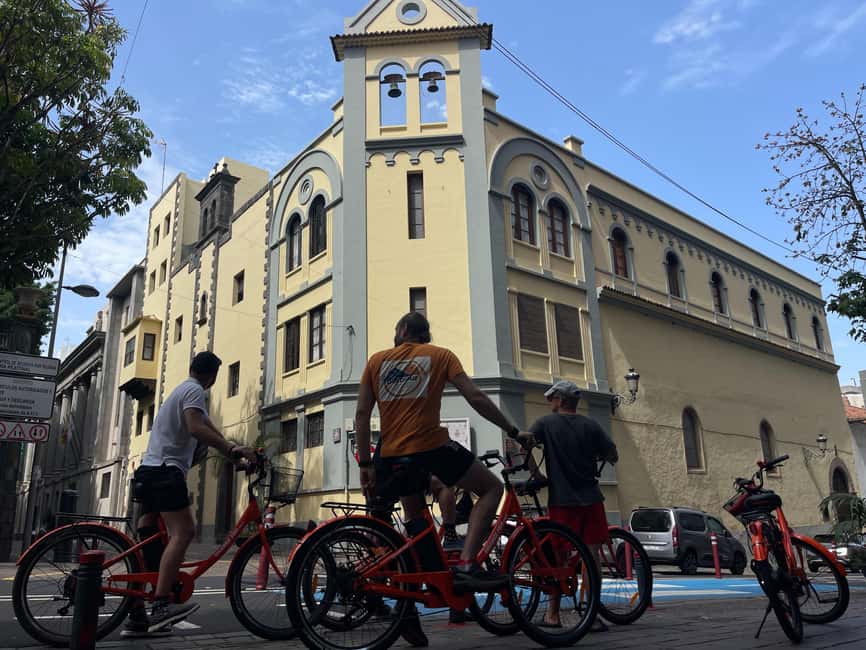 Tenerife: Guided Historical Bike Tour with E-Bike Option - Cabildo Insular and Plaza de la Candelaria to Plaza de España: the city’s social center