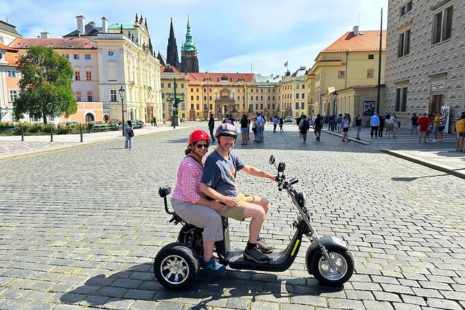 The Highlights of Prague on eBike or electric Scooter - National Theater viewpoint: you get the view, not the long visit