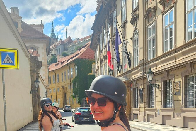 The Highlights of Prague on eBike or electric Scooter - Freedom Wall and Lennonova zed: street art you can actually reach fast