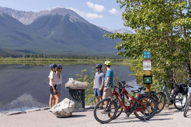 The Local Banff Explorer - E-Bike Tour - The Vermilion Lakes Stop: Classic Reflections, Short Walk Energy