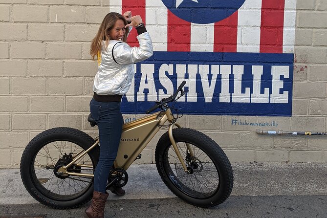 The Original Music City Electric Bicycle Guided City Tour 16miles - How the Ride Feels: Pace, Safety Gear, and E-Bike Confidence