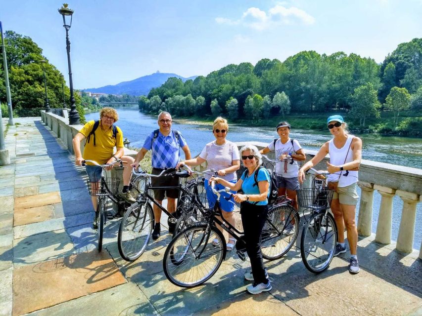 Turin: Highlights and Hidden Gems Guided Bike Tour - Piazza San Carlo and the royal core: seeing power up close