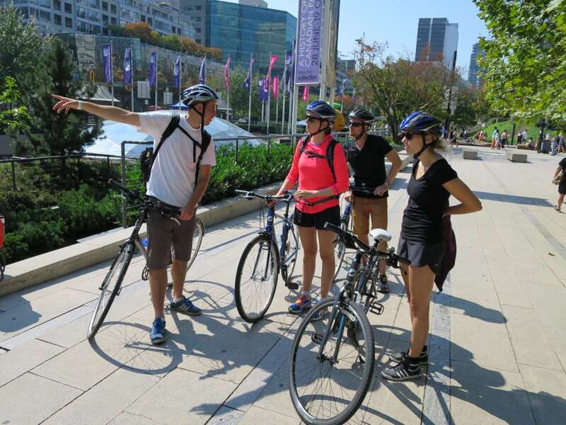 Vancouver: Stanley Park & Downtown Bike Tour - Downtown Vancouver on bike paths built for real people