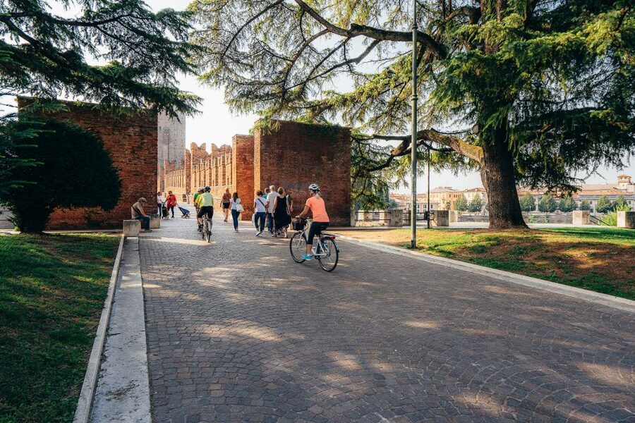 Verona e-Bike Tour: City Center and Panoramic Views - San Zeno end: the calm, cobbled finale at Basilica di San Zeno