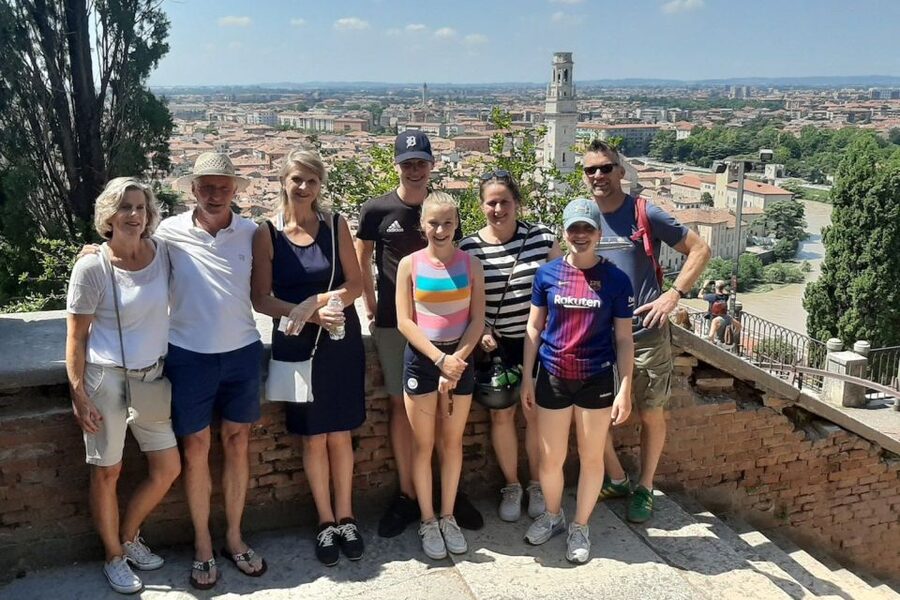 Verona: Highlights and Panorama Bike Tour - Piazza delle Erbe: market atmosphere and a perfect pause