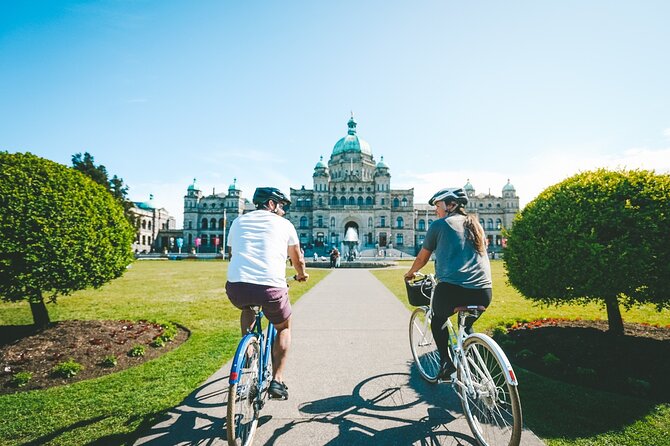 Victoria City Highlights 3 Hour Bike Tour, eBike Upgrade Avail. - Starting at Toonie Tours: fitting up and getting the rules