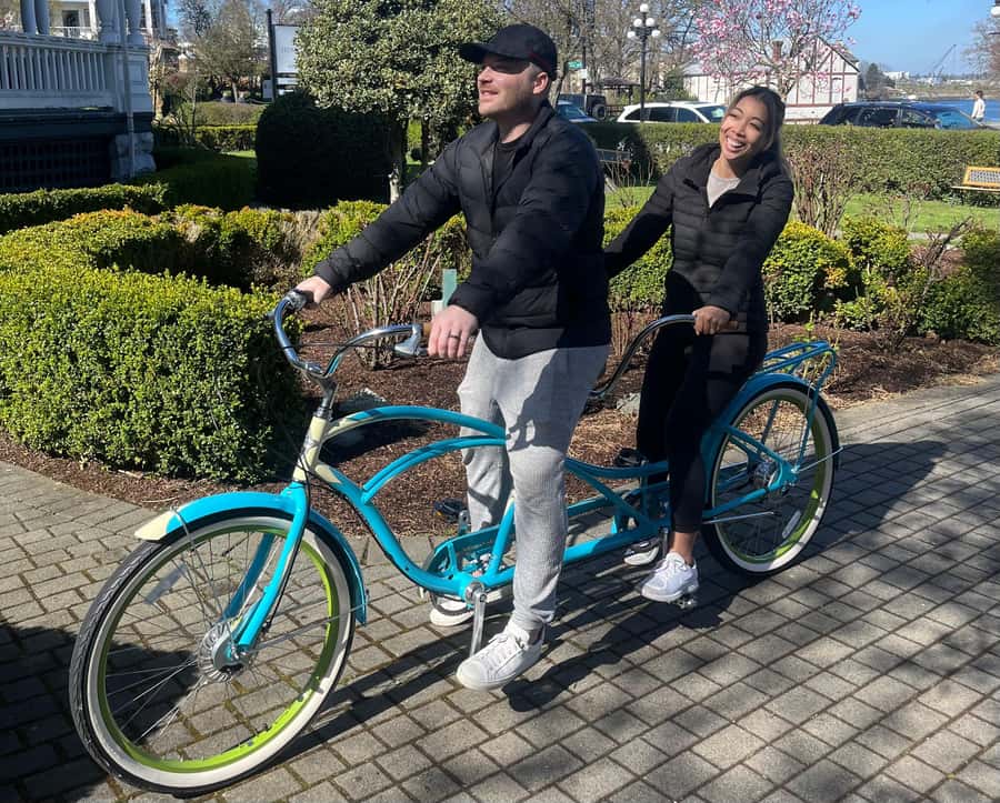 Victoria City Highlights Bike Tour - Castle Hoods & Legends - Fernwood, Cook Street Village, and Moss Rock feel more local