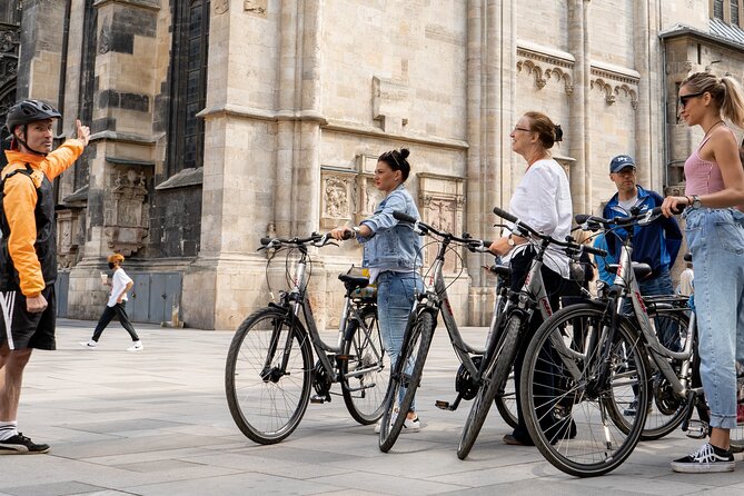 Vienna by bike in small groups max 12pax - Karlskirche, Burggarten, and Stadtpark: quick looks at heavy and calm