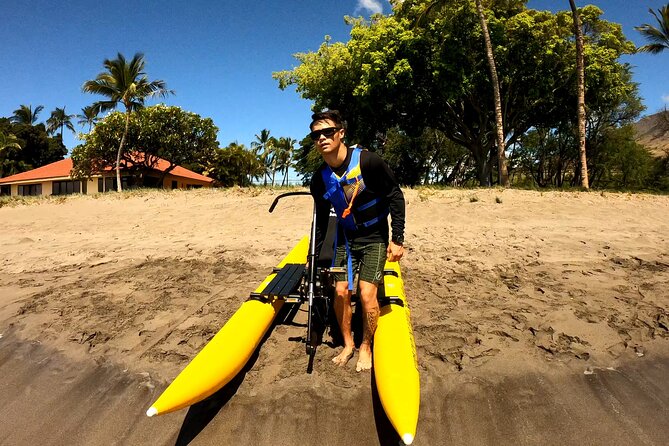 Water Bike Tour in South Maui - The Black Sand Beach You Can See Clearly (But Don’t Dock)