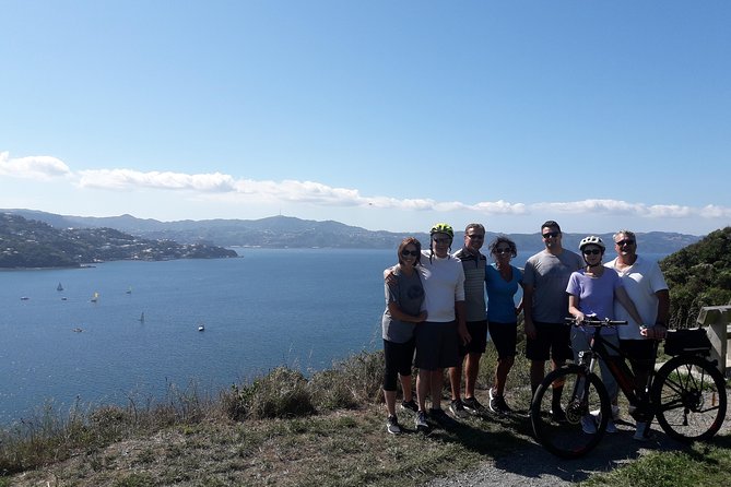 Wellington Self-Guided Electric Bike Tour - Stop 1: New Zealand Parliament grounds from the bike lane
